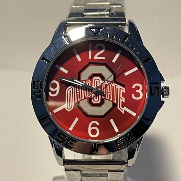 Ohio State Buckeyes NCAA Stainless-Steel Watch NEW - Picture 1 of 9